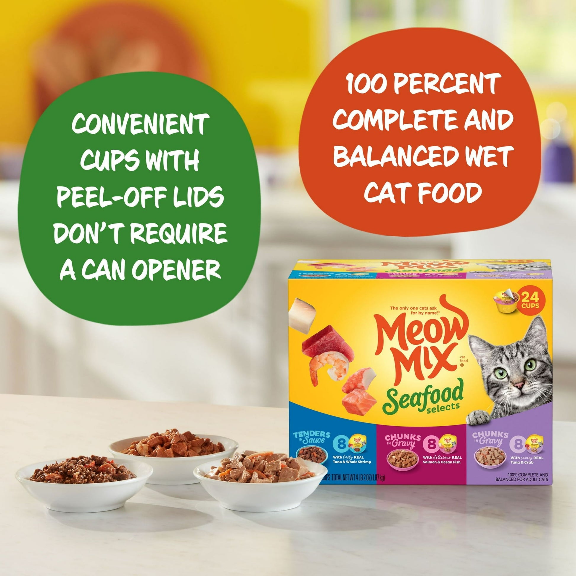 Image displaying text about the details of a Wet cat food