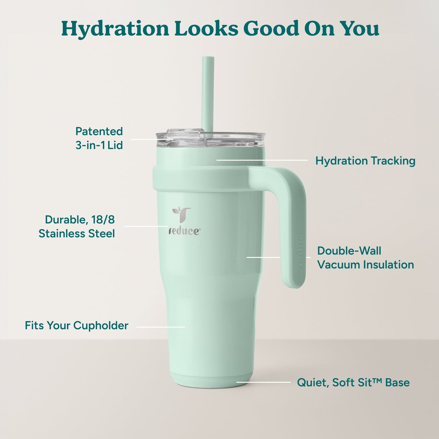 Premium quality reusable drinkware for everyday hydration.