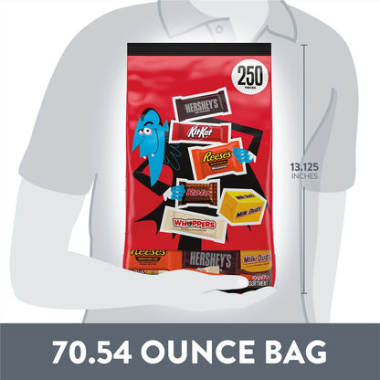 Hershey Assorted Flavored Halloween Candy, Bulk Bag 70.54 oz