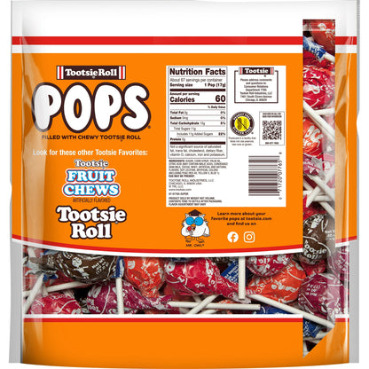 Tootsie Pops, Assorted Peanut Free and Gluten Free Lollipops, 65 Count