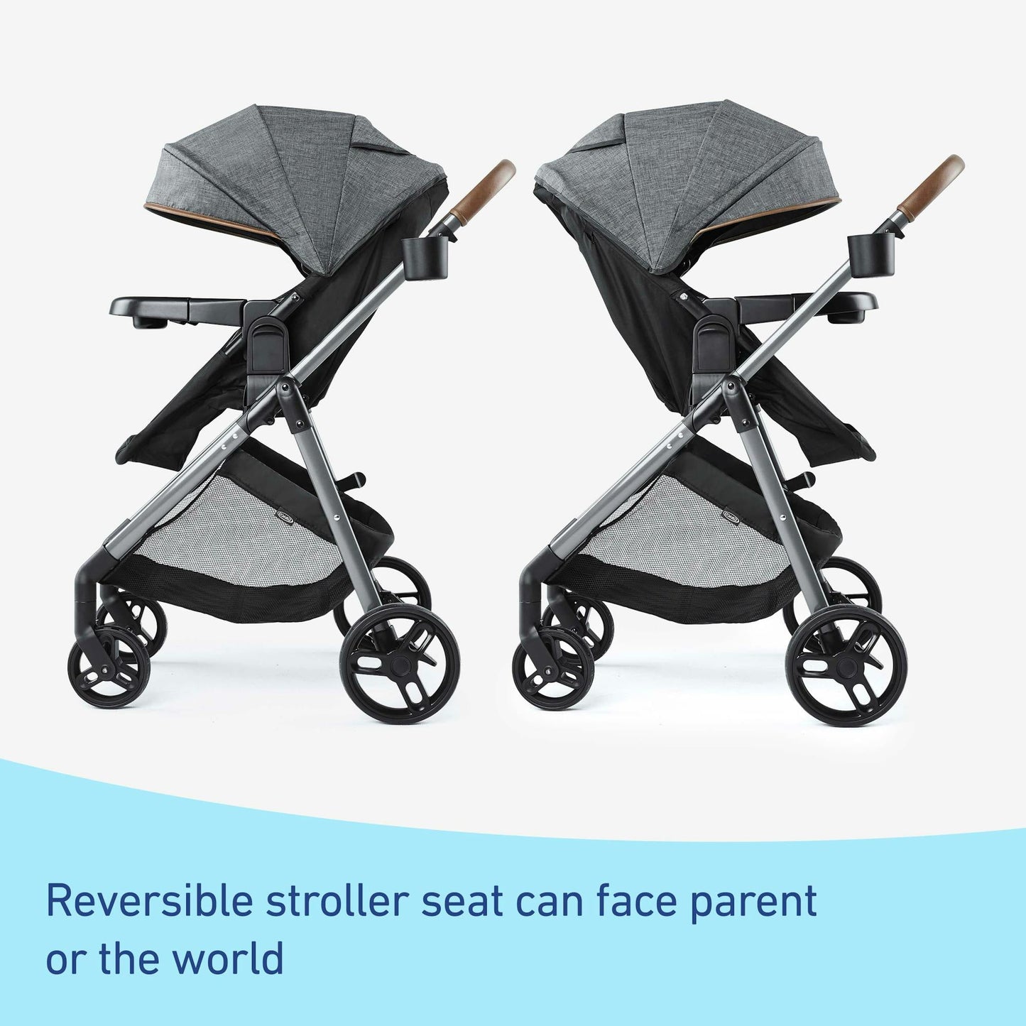 Baby stroller – rugged all-terrain stroller for babies and toddlers, ideal for outdoor runs, walks, and active family outings