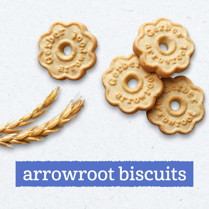 Gerber Stage 3 Baby Snacks Arrowroot Cookie Biscuits, 5.5 oz Bag