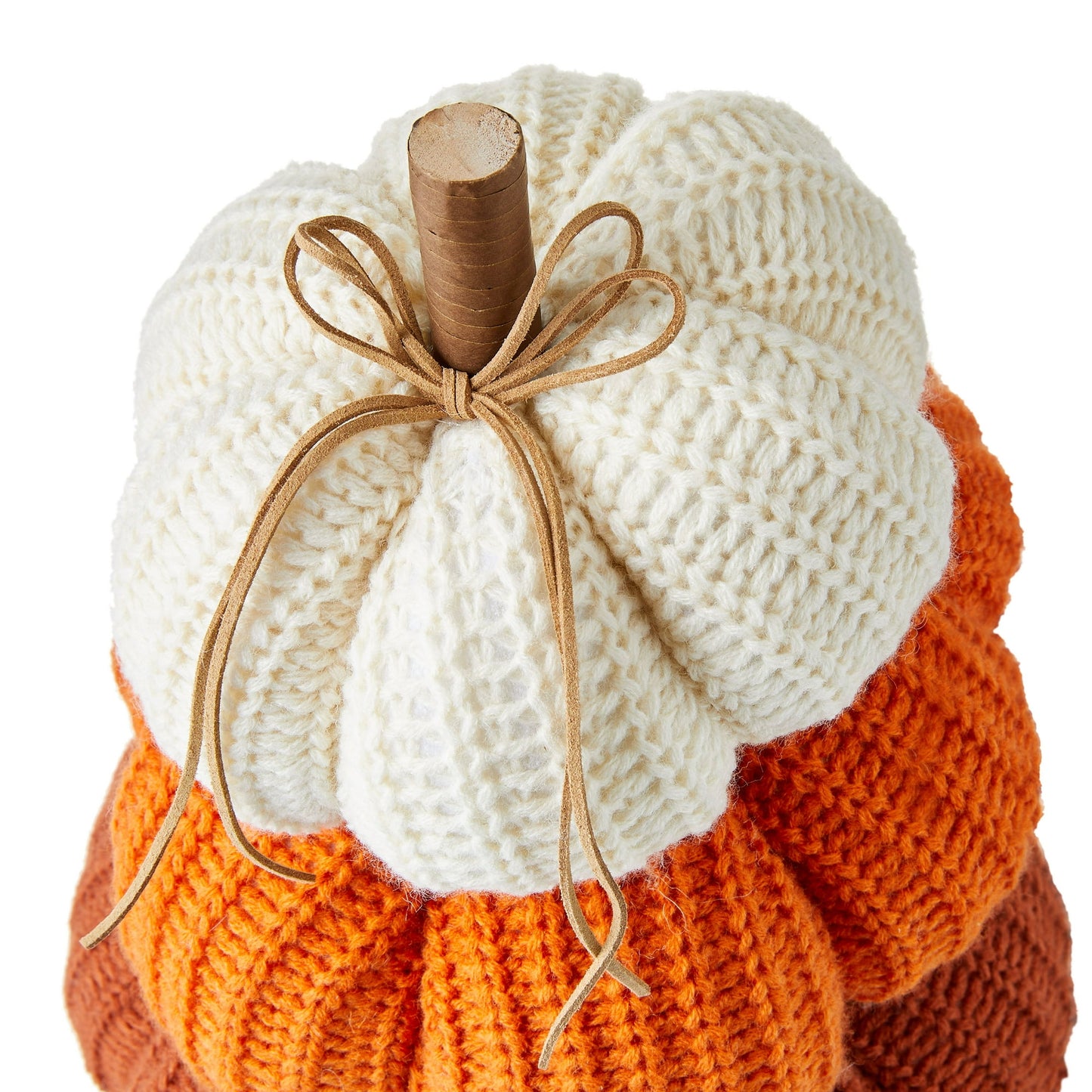 Stacked Yarn Pumpkins Tabletop Decor, Multicolor, 14", Fall by Way To Celebrate