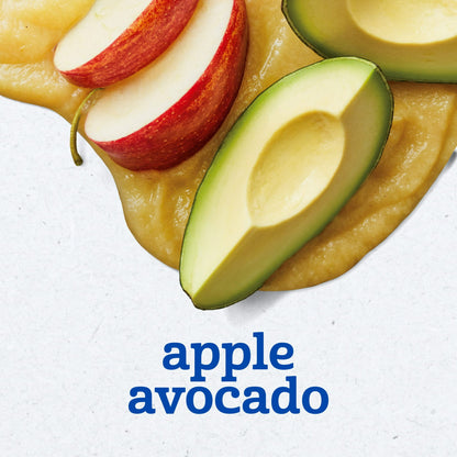 (4 pack) Gerber Stage 2 Baby Food Apple Avocado, 4 oz Tubs (2 pack)