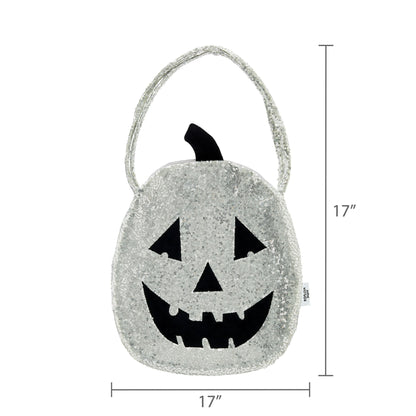 Sequin Pumpkin Bag, Silver, Halloween by Way To Celebrate