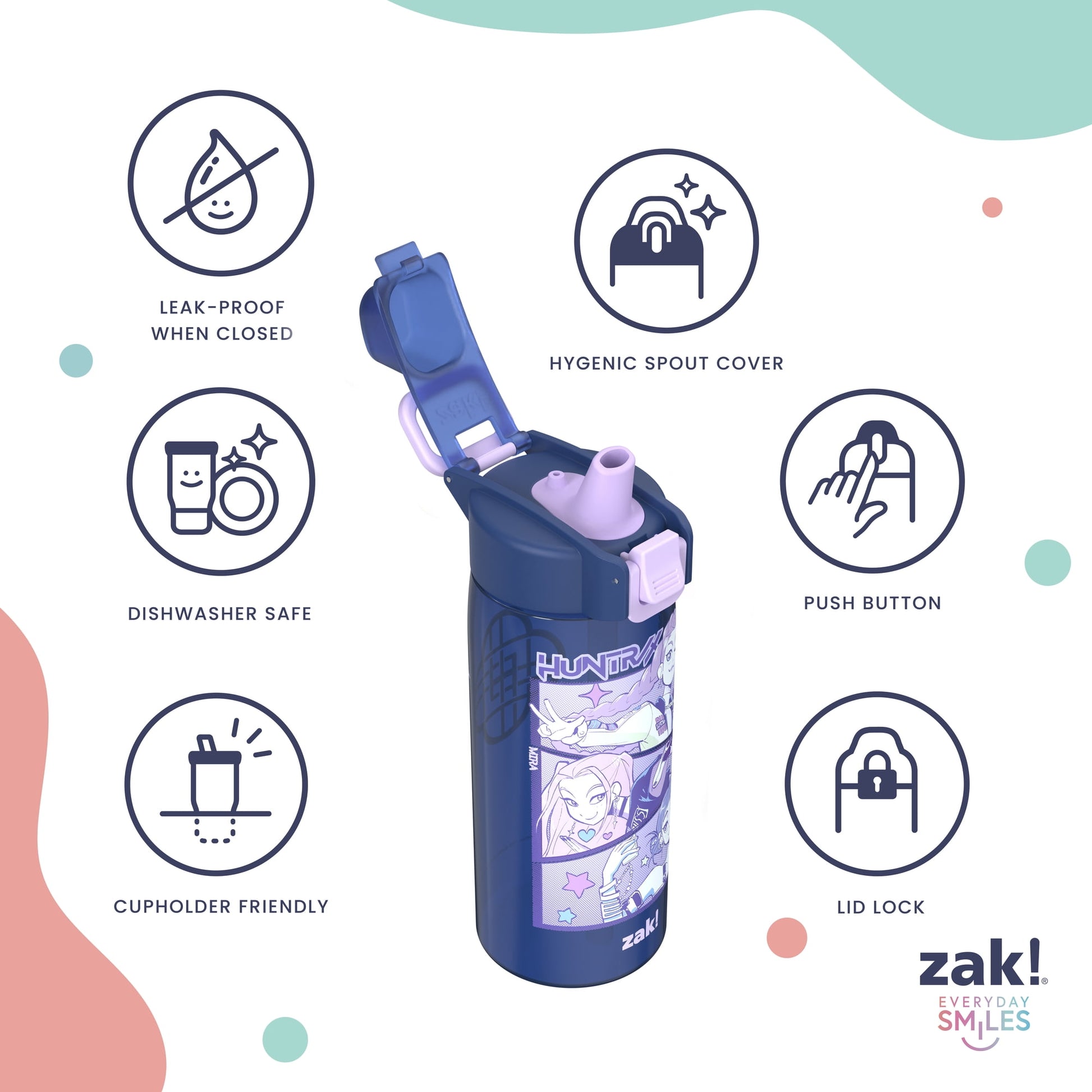 Premium reusable water bottle for everyday hydration.