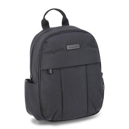 Modern compact backpack combines sporty style, practical organization, and long-lasting performance.