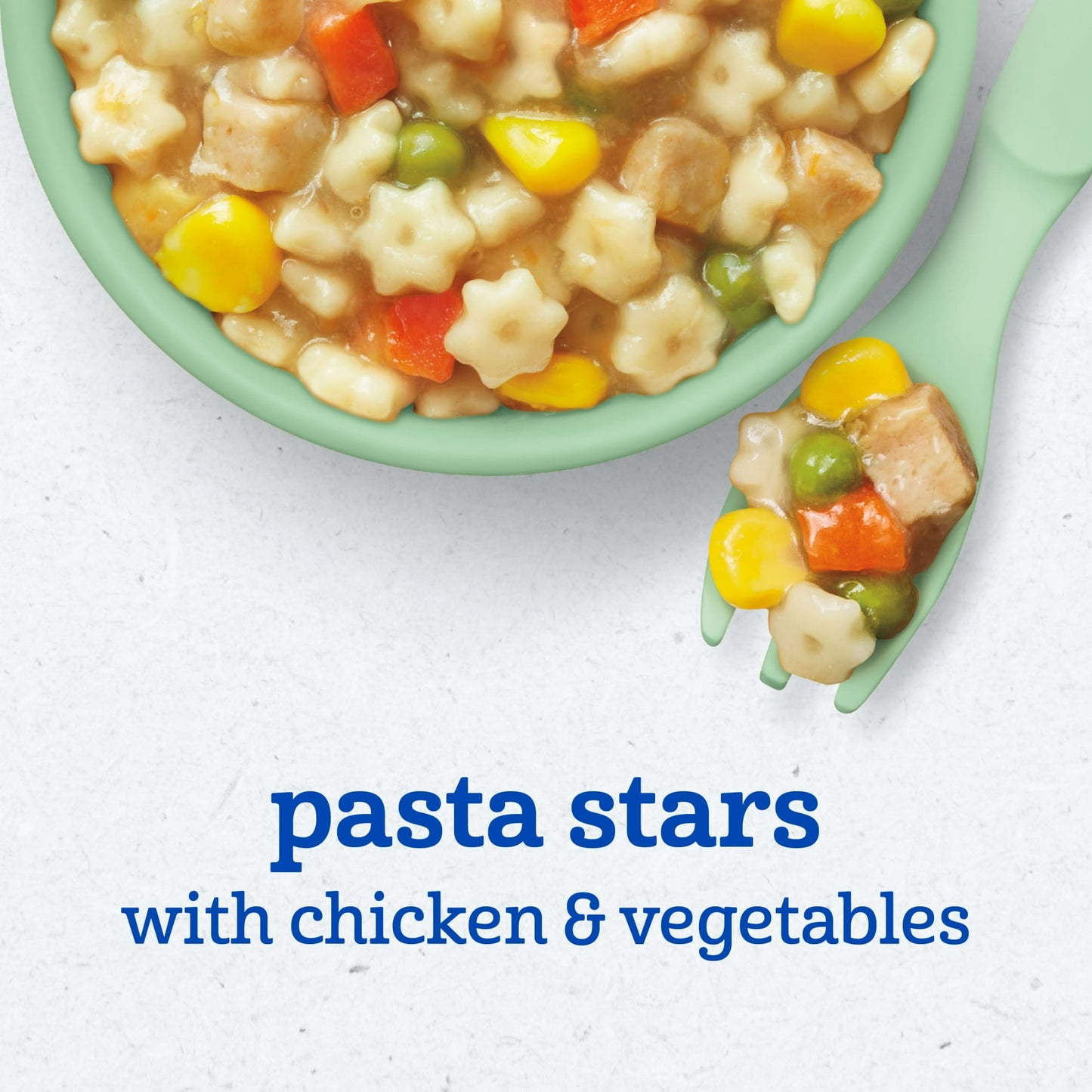 Gerber Toddler Food, Pasta Stars with Chicken and Vegetables Meal, 6 oz Tray