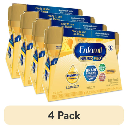 formula packages with '4 Pack' label on a white background