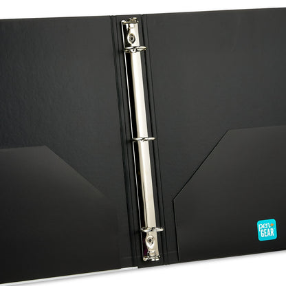 Pen+Gear Fashion 1" Round-Ring Binder, Moon Pose, 11 in x 12 in