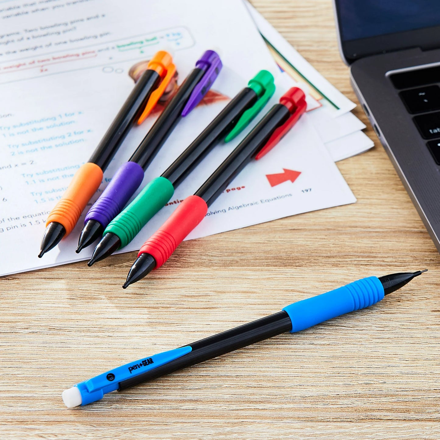 Pen+Gear No. 2 Mechanical Pencils, 0.7 mm, 5 Pack