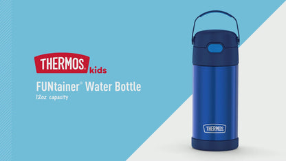 Thermos Kids' 12oz Stainless Steel FUNtainer Water Bottle with Bail Handle