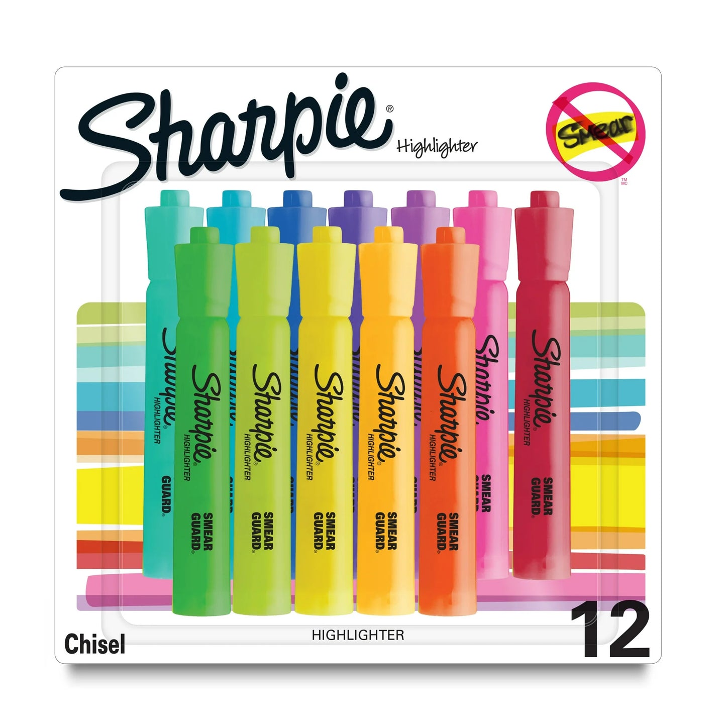 Sharpie Tank Highlighters, 12 Count