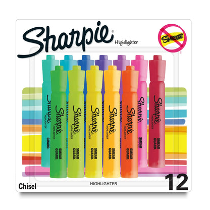 Sharpie Tank Highlighters, 12 Count